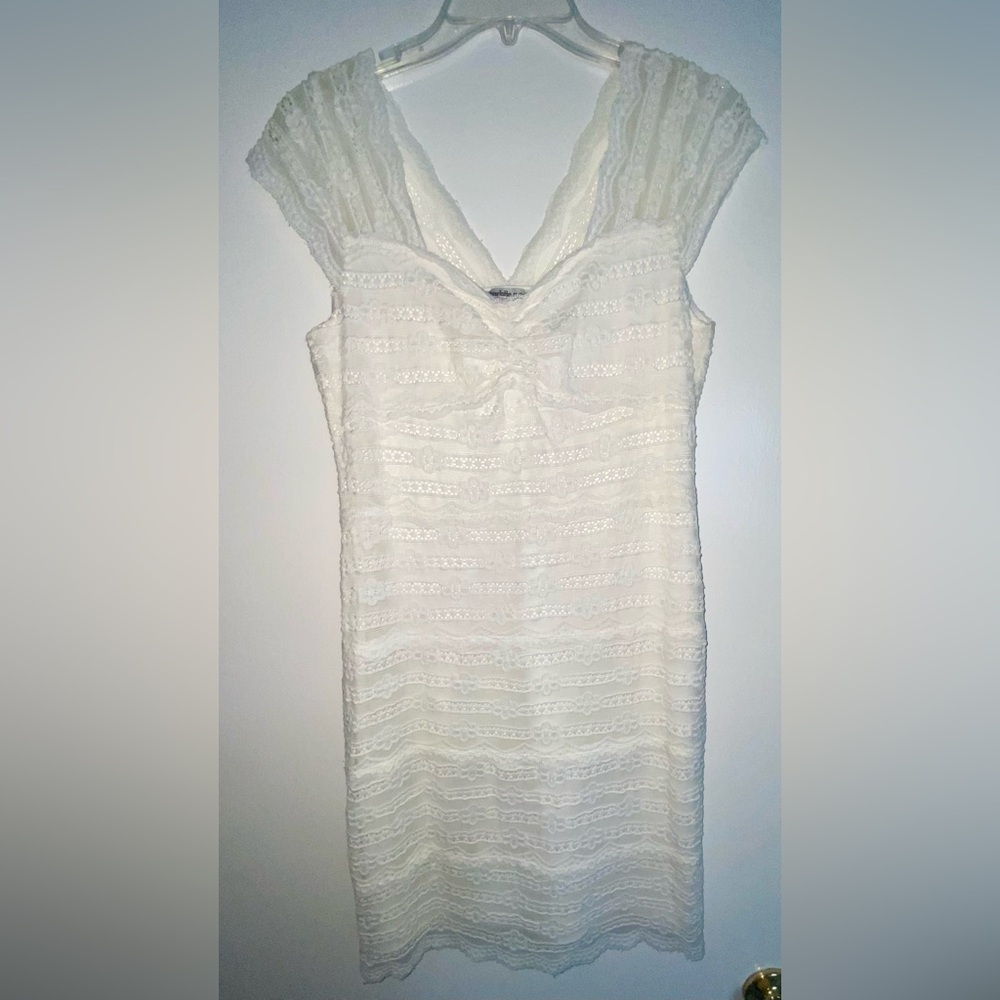 NWT Charlotte Russe White Lace Mini Dress